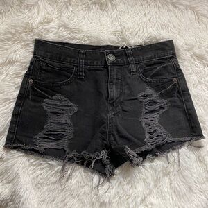 Women’s Express black jean shorts